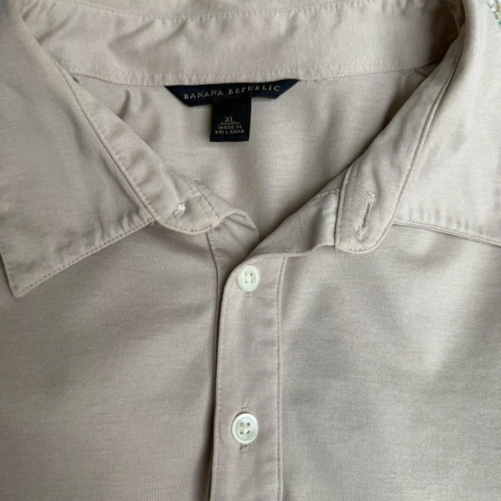 Banana Republic Long Sleeve Polo Shirt
